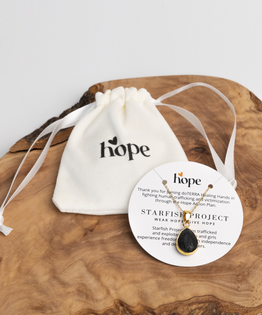 Collar de piedra de lava difusora dHH